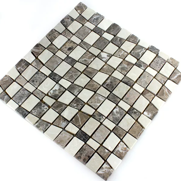 Mosaikkfliser Marmor Bølge Castano Beige