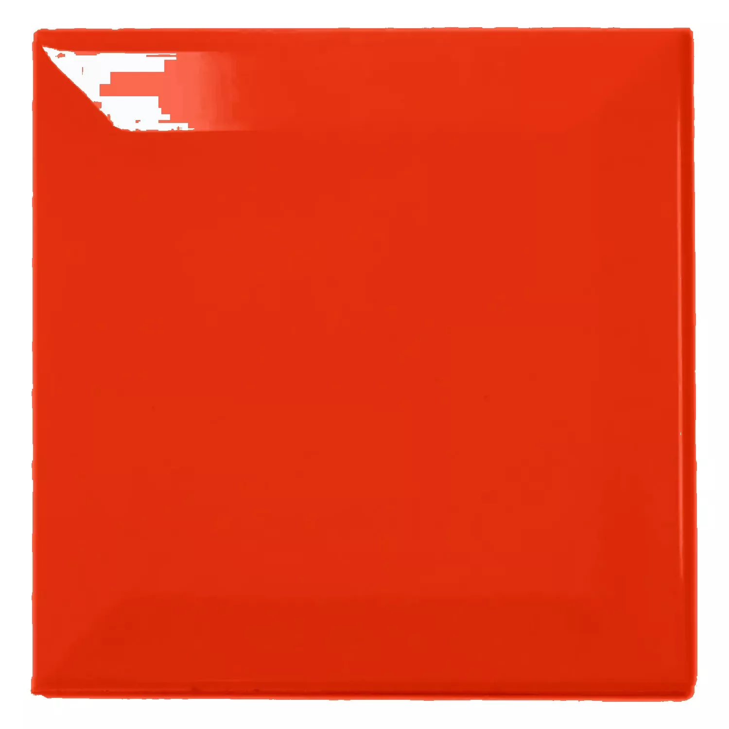 Metro flis Rød Glitrende 10x10 cm Fasett Catarina Rojo