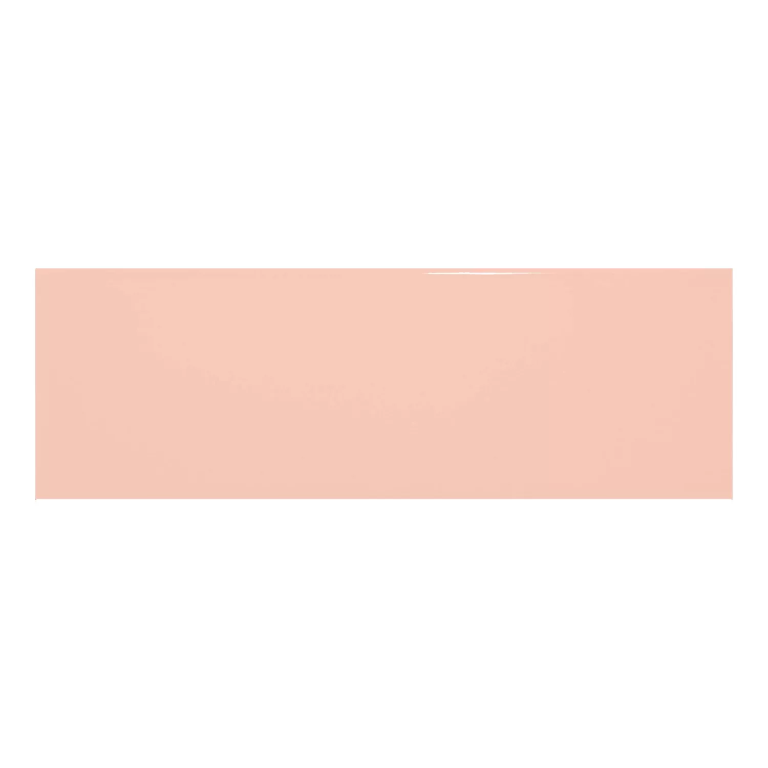 Metro flis Oransje Glitrende 10x30 cm Uten Fasett Candy Salmon