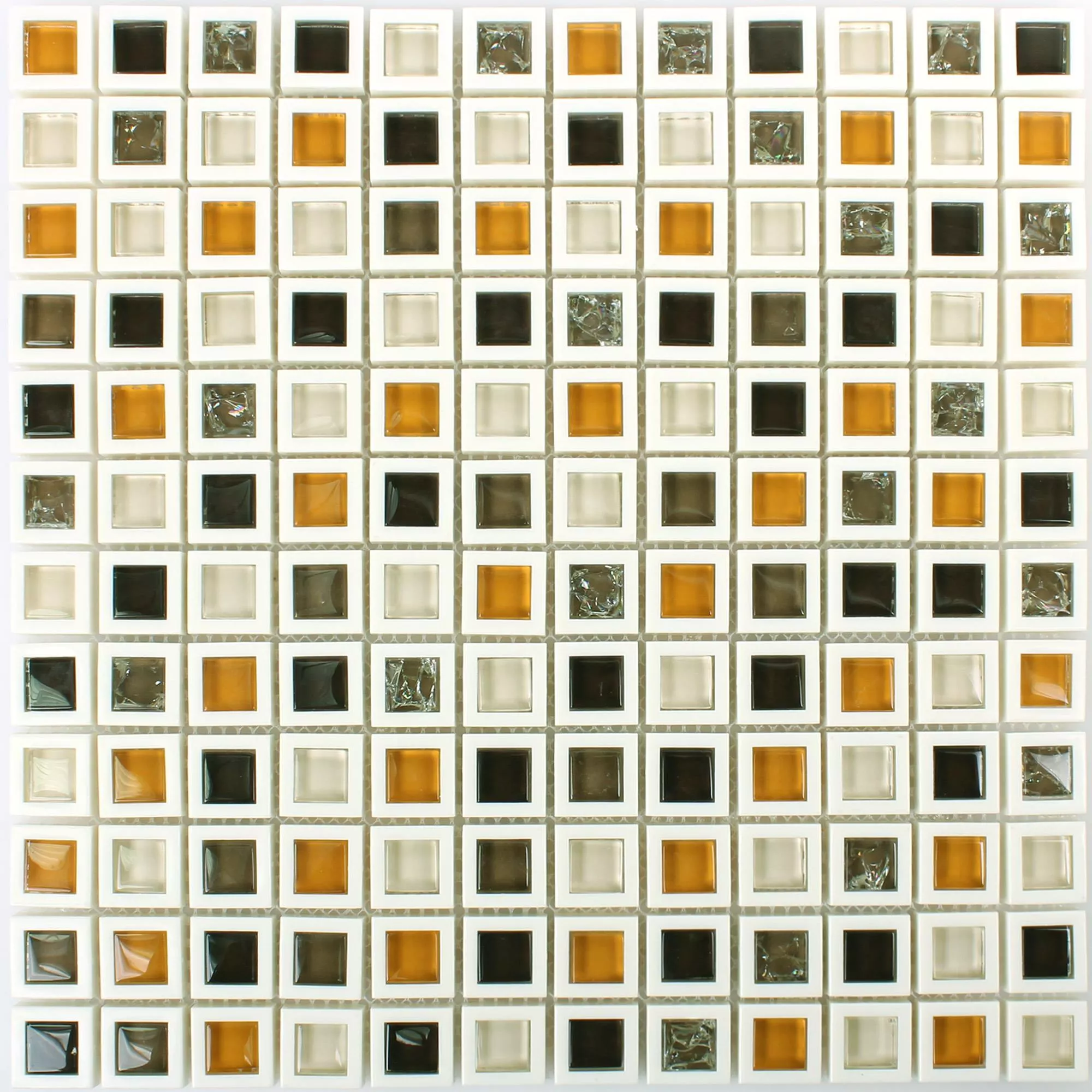 Glass Plast Mosaikk Anatolia Brun