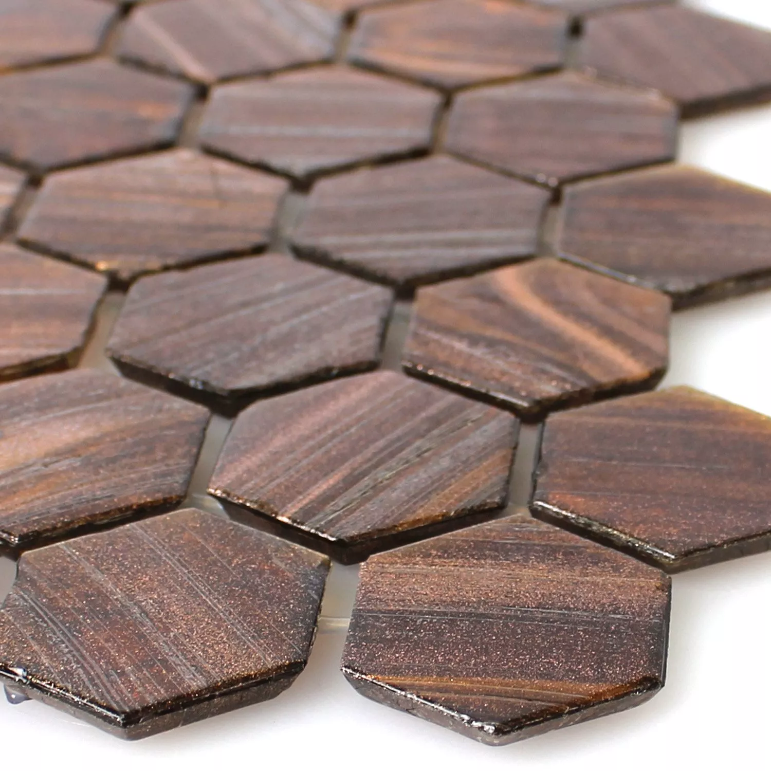 Mosaikkfliser Trend-Vi Glass Hexagonal 270