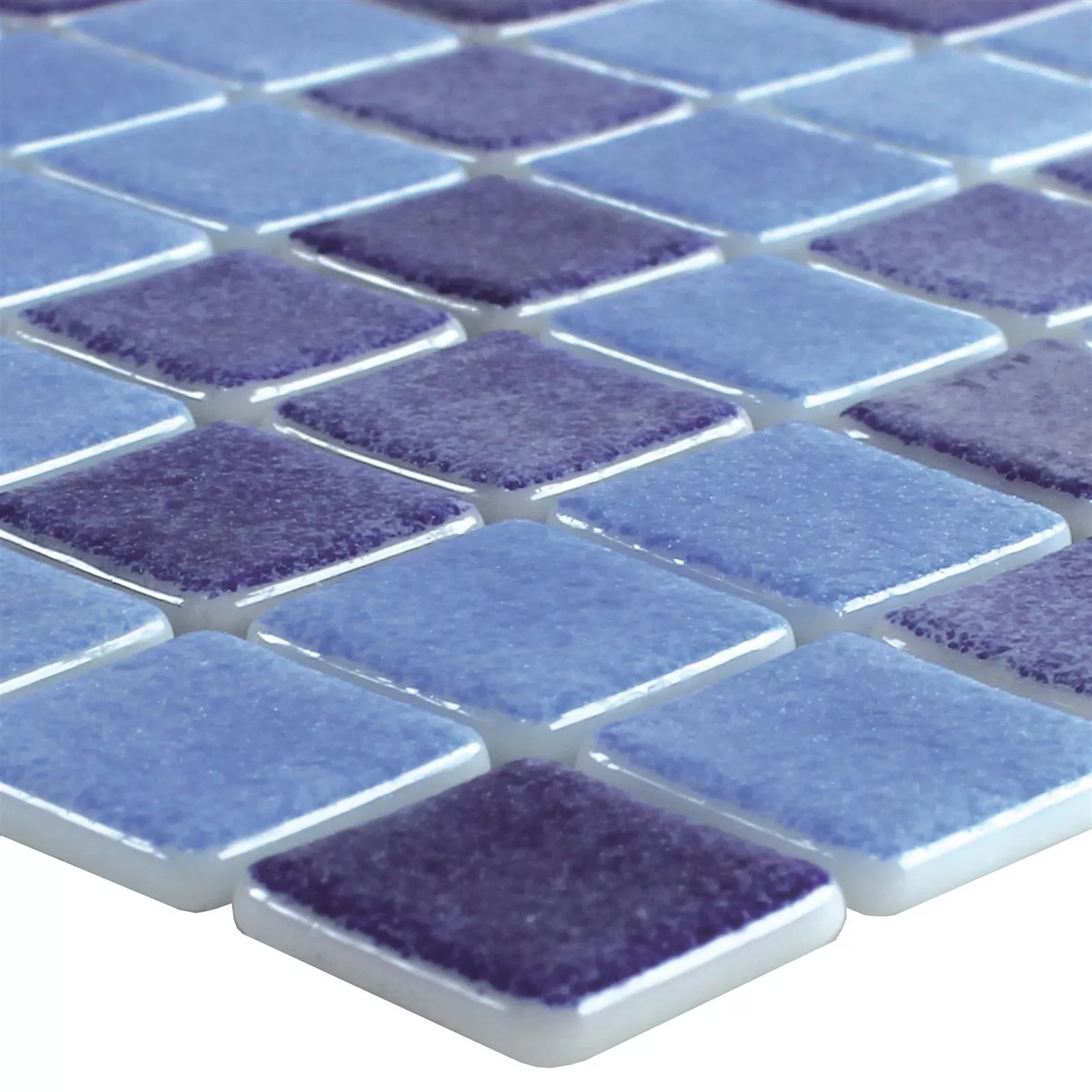 Glass Svømmebasseng Mosaikk Lagune R11C Blå Mix