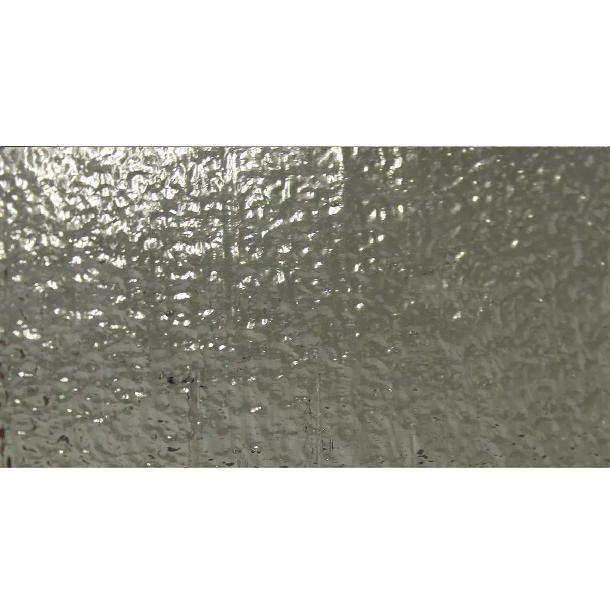 Metro Glassfliser Subway Sølv Mirage Corrugated 7,5x15cm