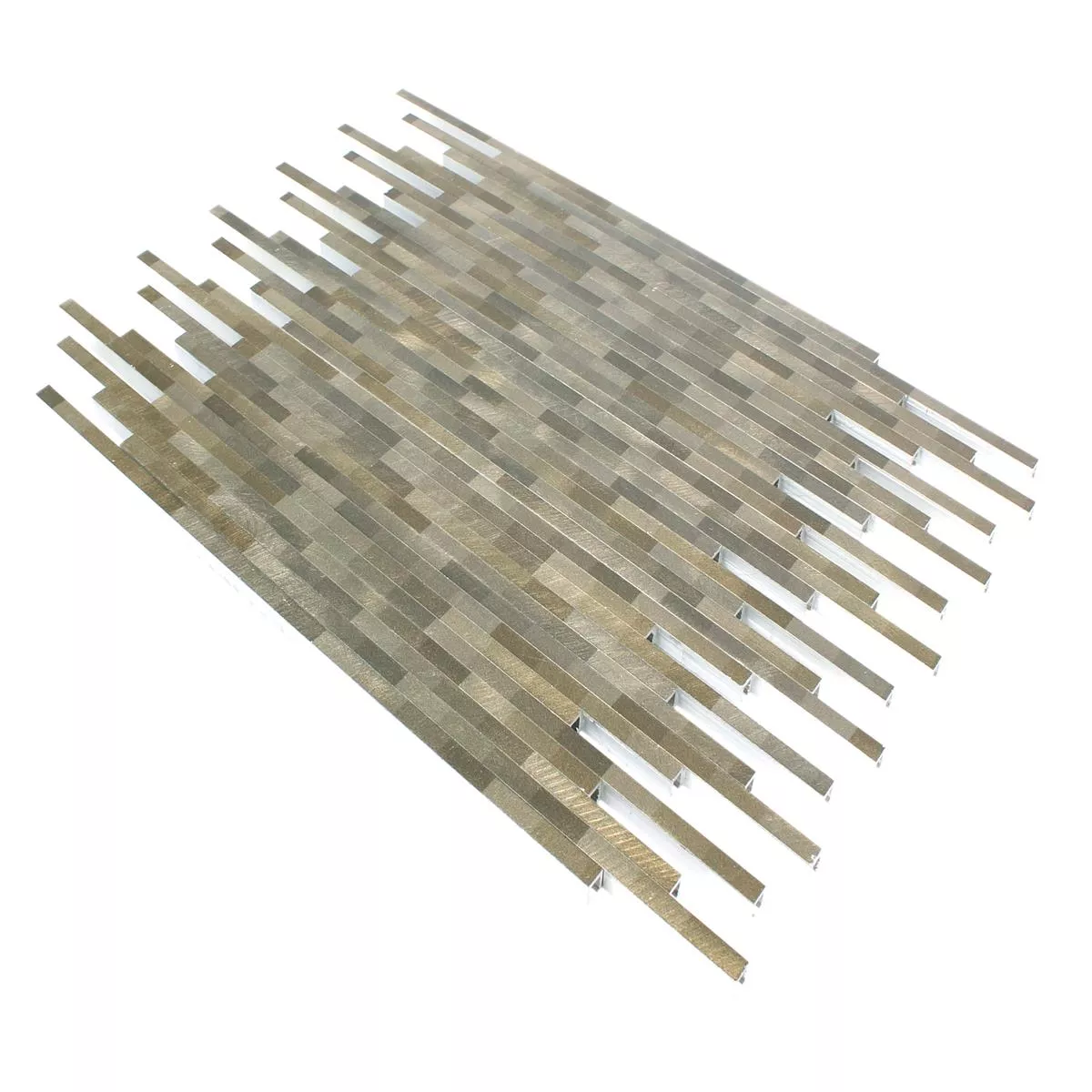 Mosaikkfliser Aluminium Wishbone Brun Beige