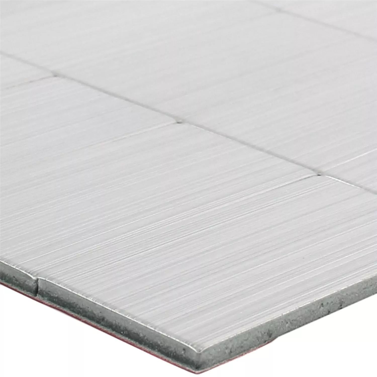 Mosaikkfliser Metall Selvklebende Mikros Sølv Rektangel Mosaikkfliser Metall Selvklebende Mikros Sølv Rektangel