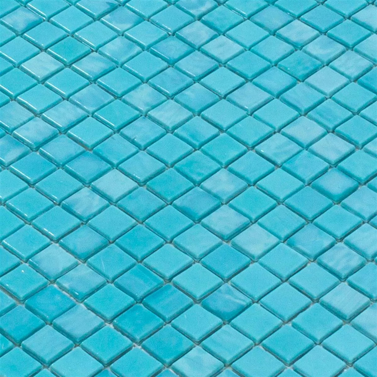 Mønster fra Glass Mosaikk Fliser Seaside Turkis