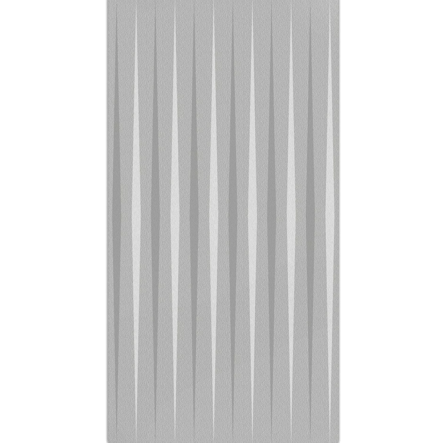Veggfliser Vulcano Stripes Innredning Utbedret Grå 60x120cm
