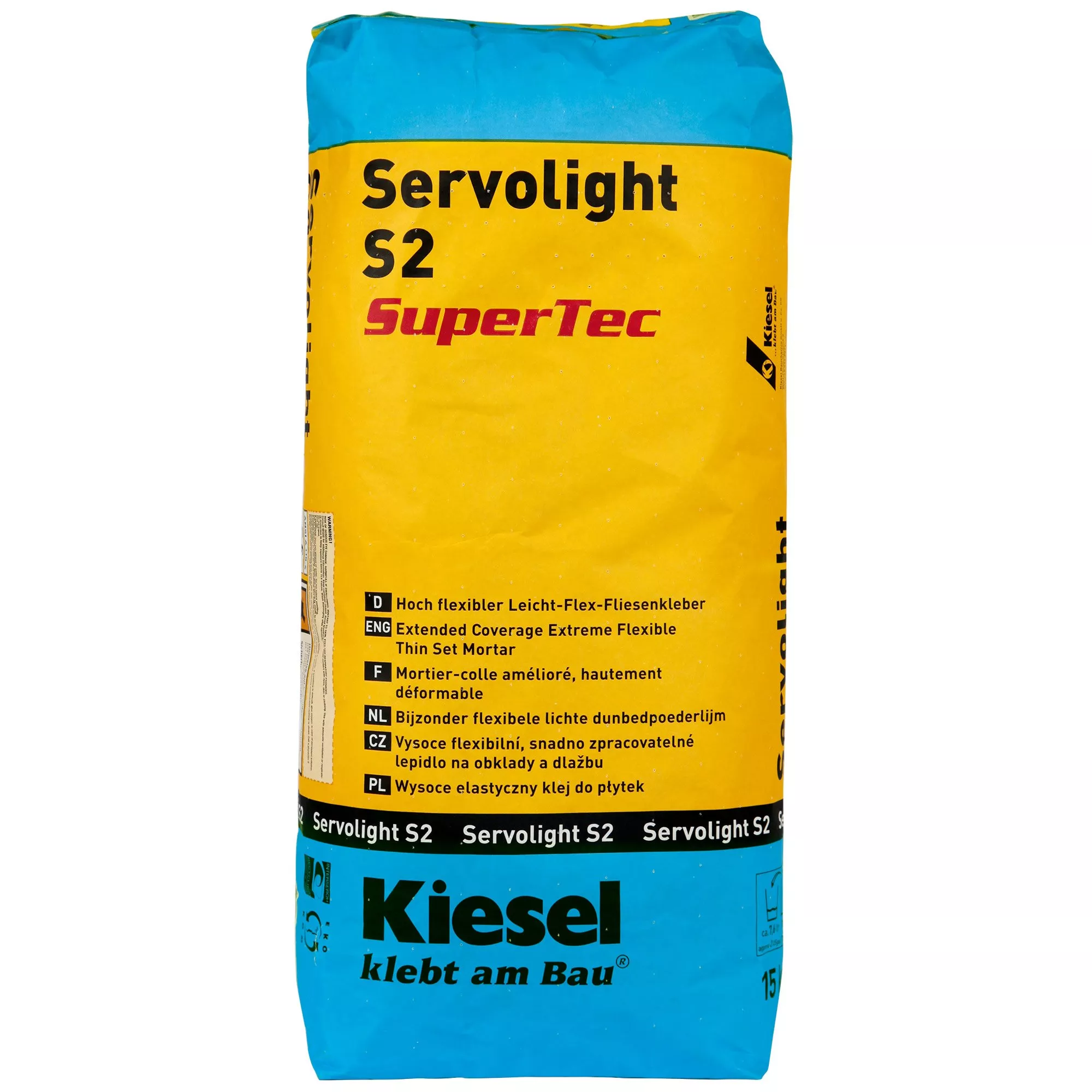 Kiesel Servolight S2 SuperTec - Svært fleksibelt lett flekslim (15KG) Kiesel Servolight S2 SuperTec - Svært fleksibelt lett flekslim (15KG)