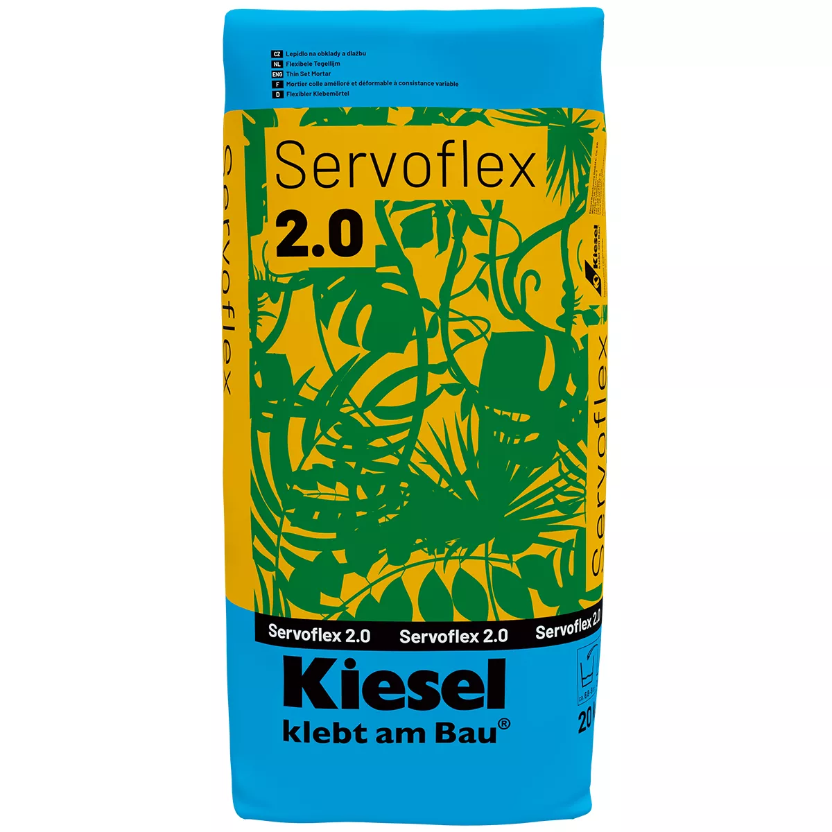 Fleksibelt flislim Kiesel Servoflex 2,0 20 kg Fleksibelt flislim Kiesel Servoflex 2,0 20 kg