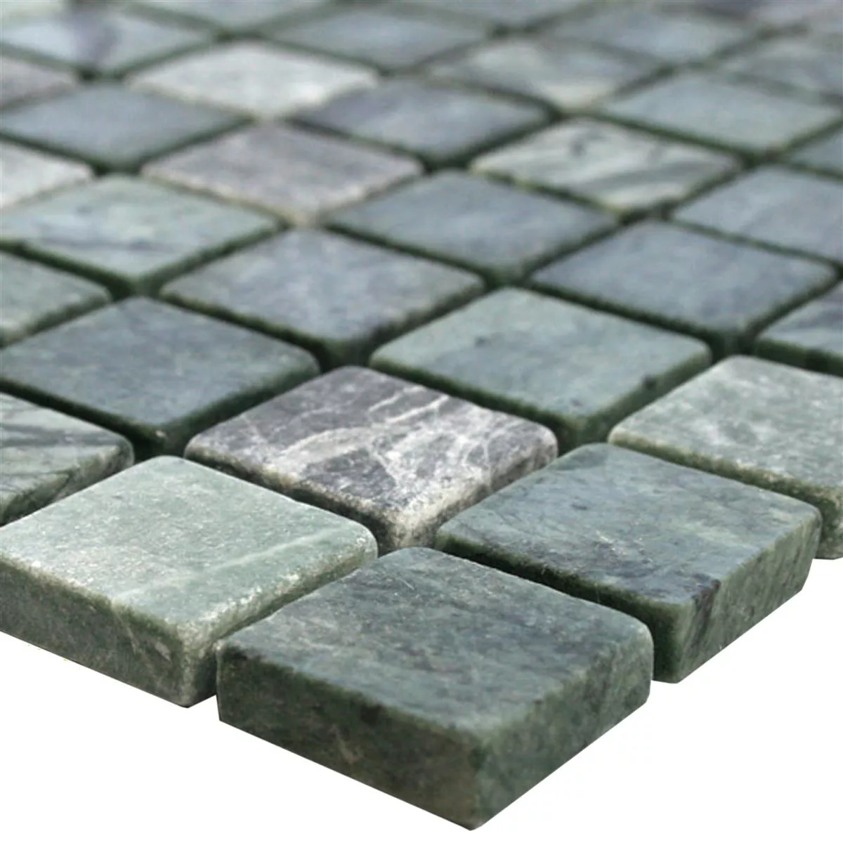 Mosaikkfliser Marmor 23x23x8mm Verde