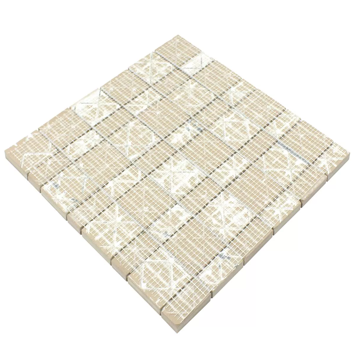 Mønster fra Keramikk Mosaikkfliser Kanorado Beige Mix