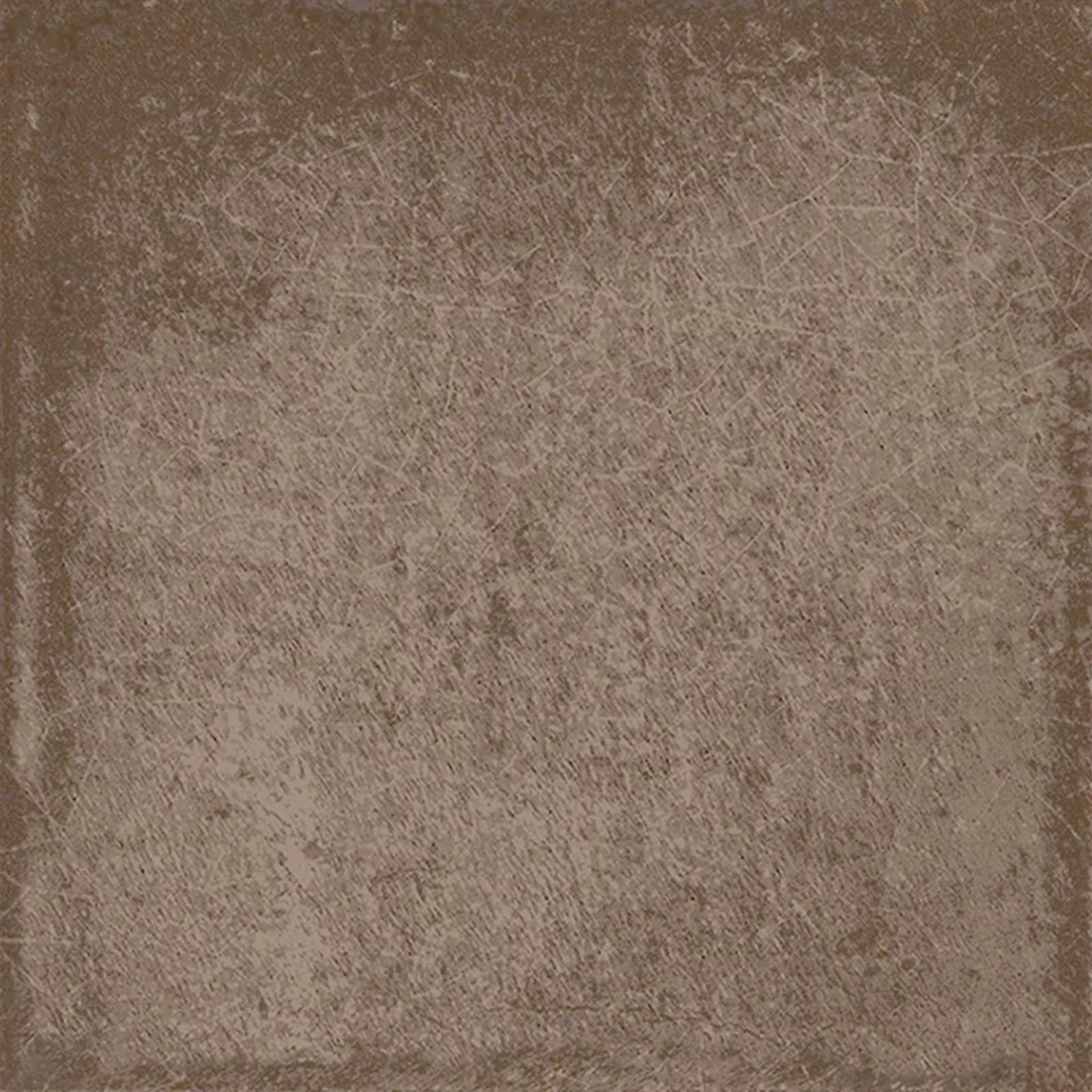 Veggfliser Maestro Bølgete Glitrende Brun 15x15cm