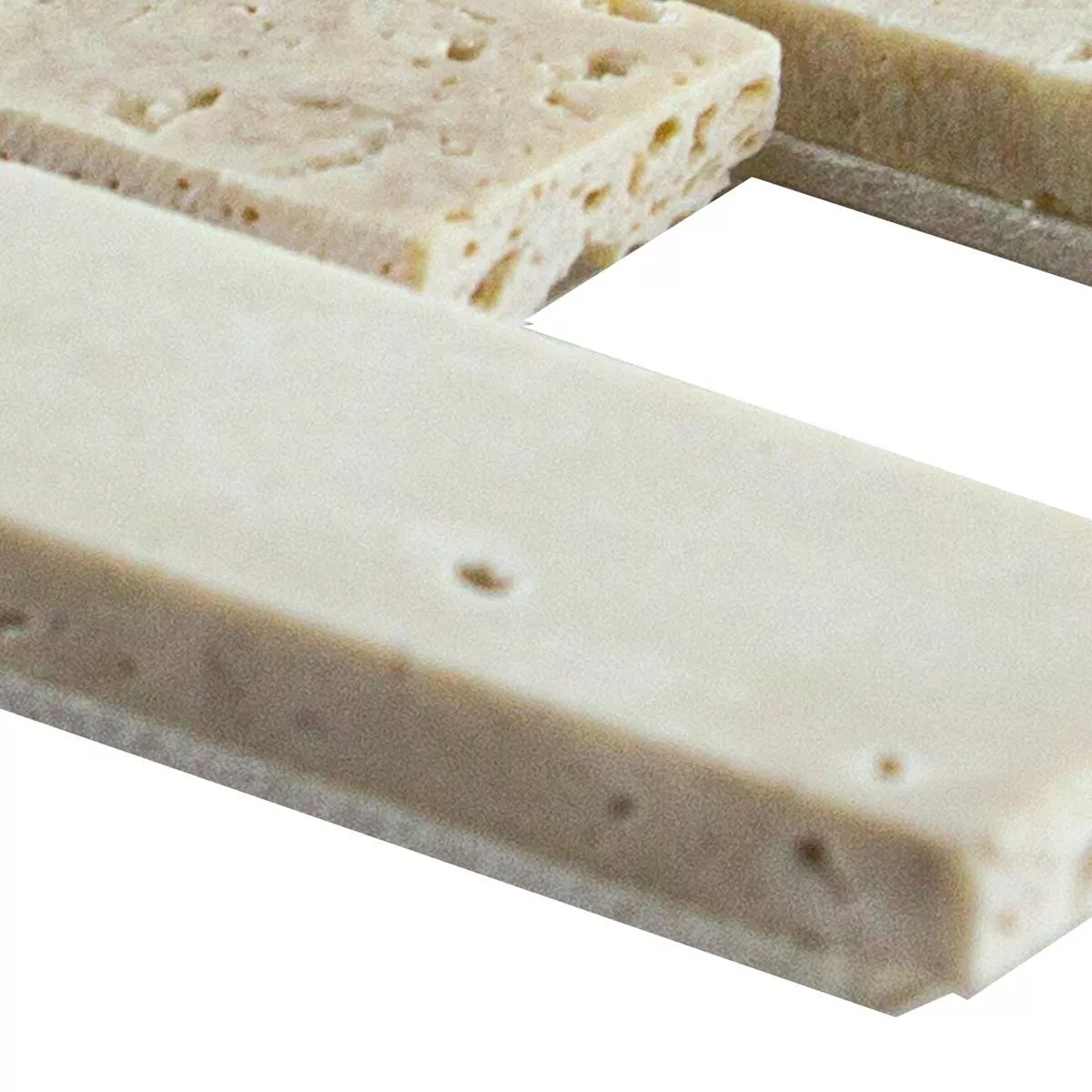 Mønster fra Natursteinmosaikk Mariental Selvklebende Beige