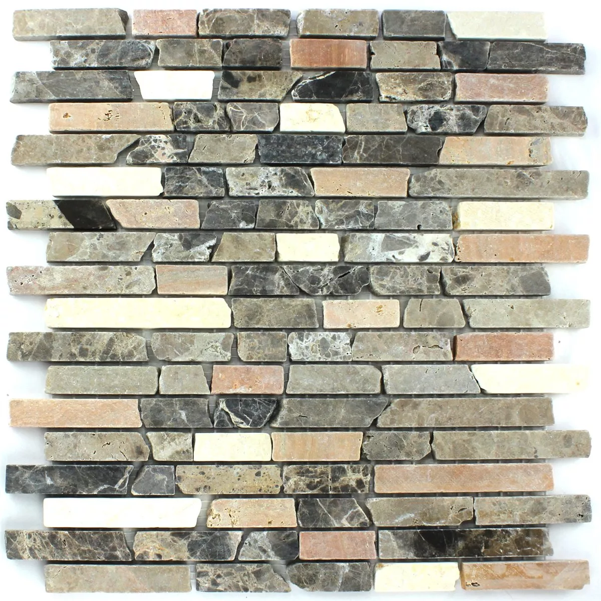 Mosaikkfliser Marmor Brun Mix