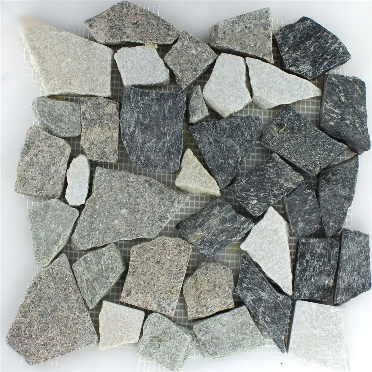 Mønster fra Mosaikkfliser Marmorbrudd Basalt