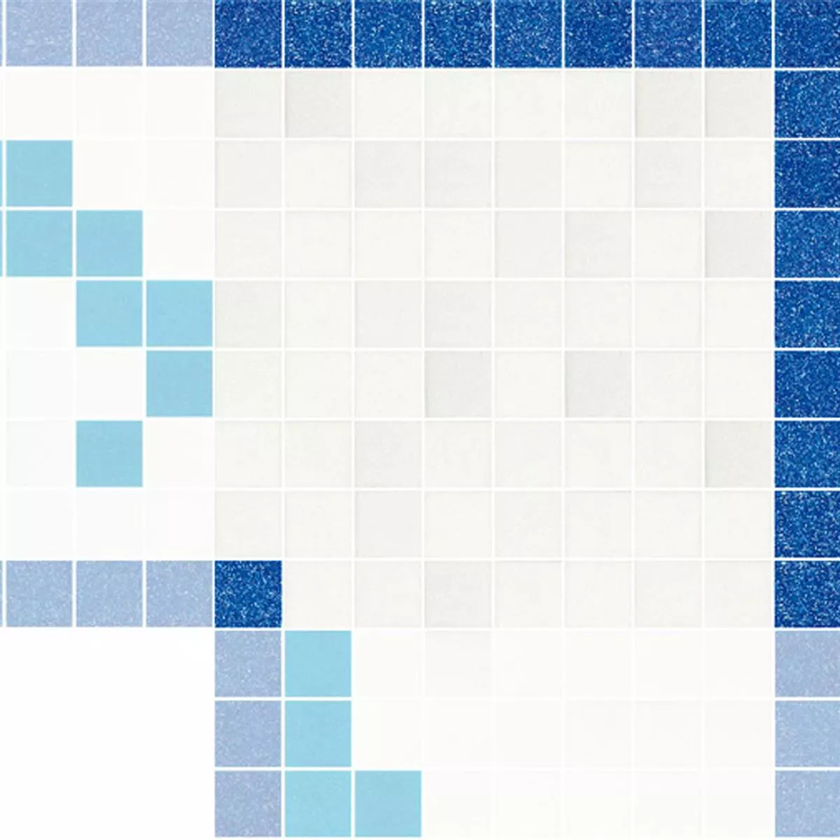 Glas Pool Schwimmbad Fliesen Bordüre Aquatica Polka 1 Corner Glas Pool Schwimmbad Fliesen Bordüre Aquatica Polka 1 Corner