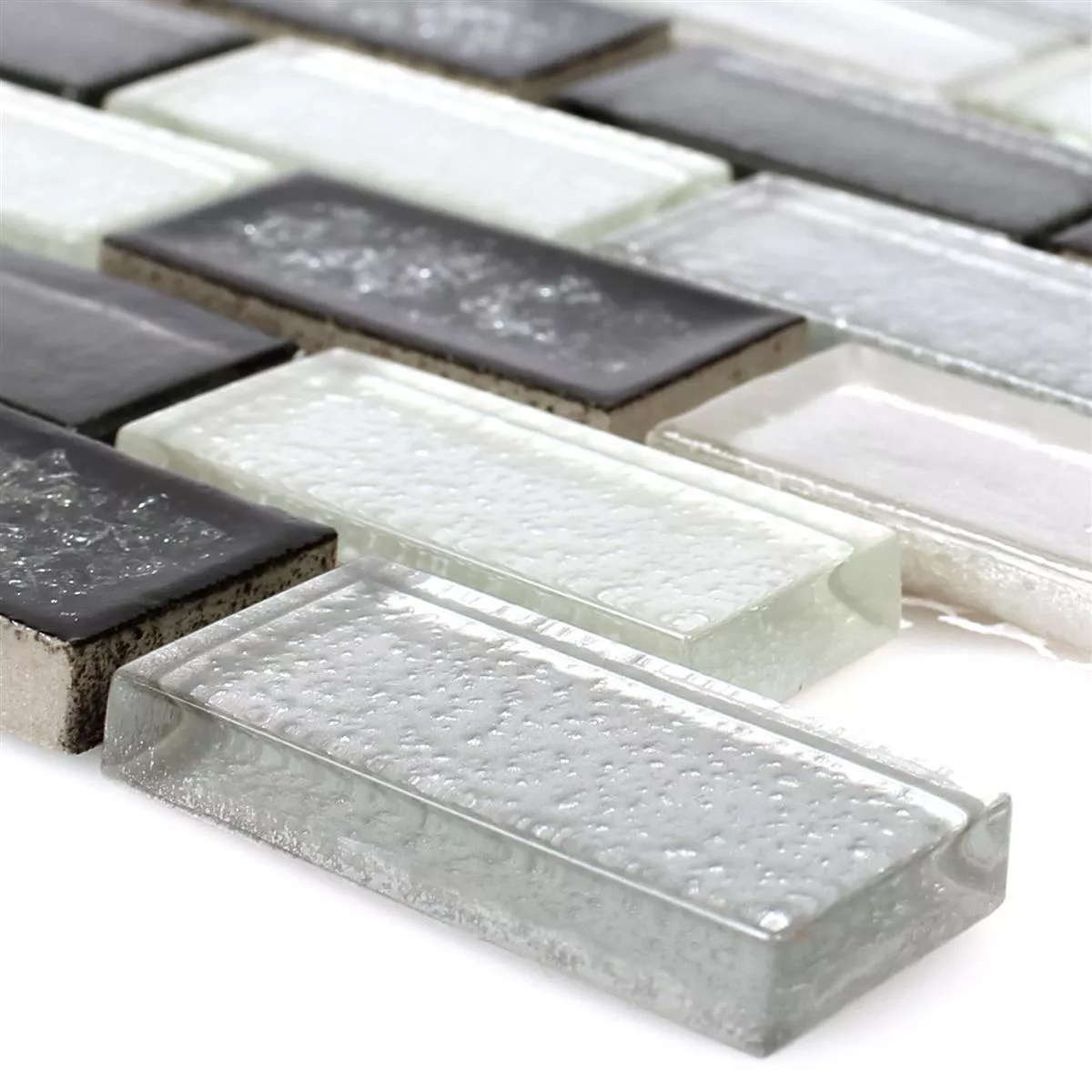 Mosaikkfliser Glass Keramikk Mirasol Grå Mosaikkfliser Glass Keramikk Mirasol Grå