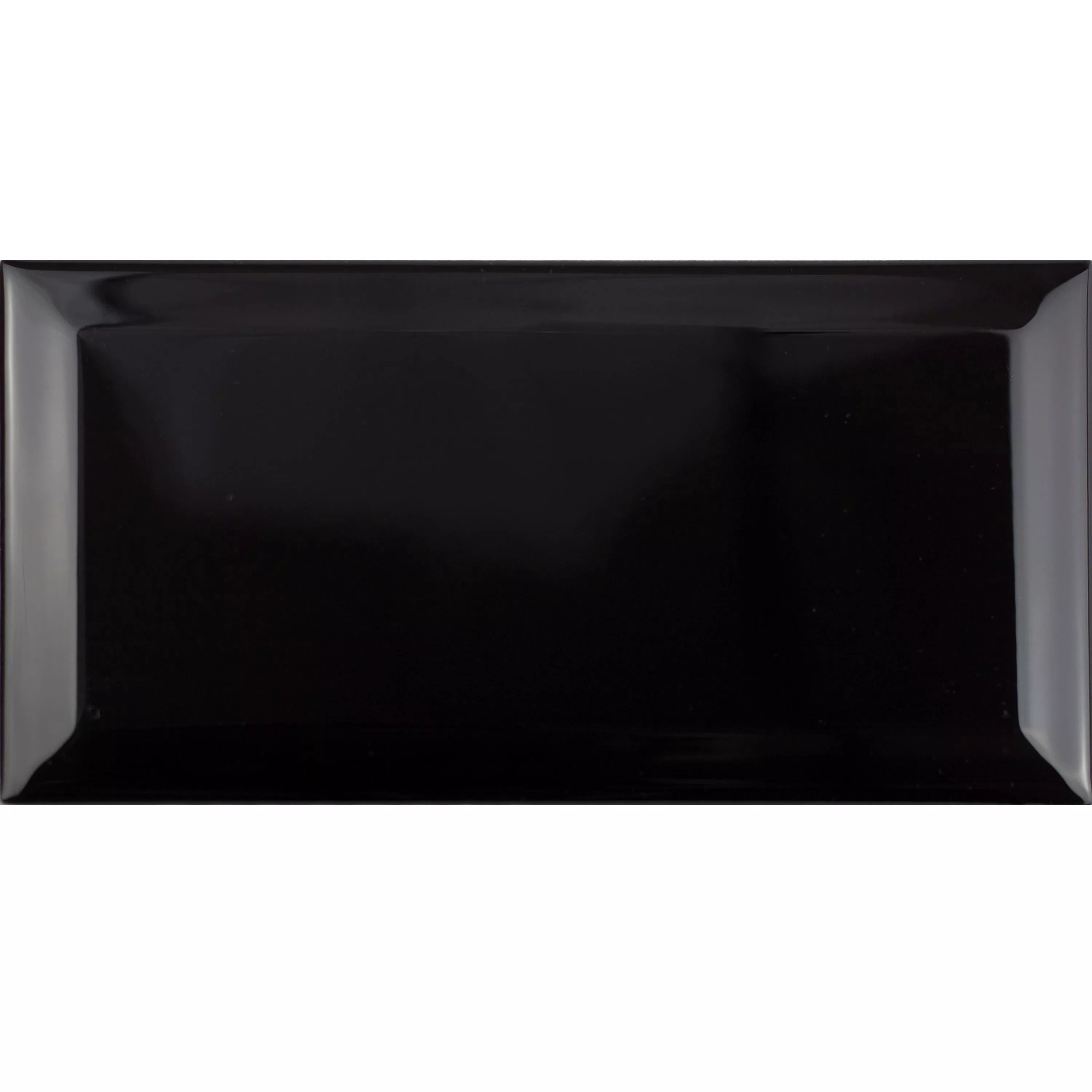 Metro Veggfliser Brussel Fasett 10x20x0,7cm Negro Frostet