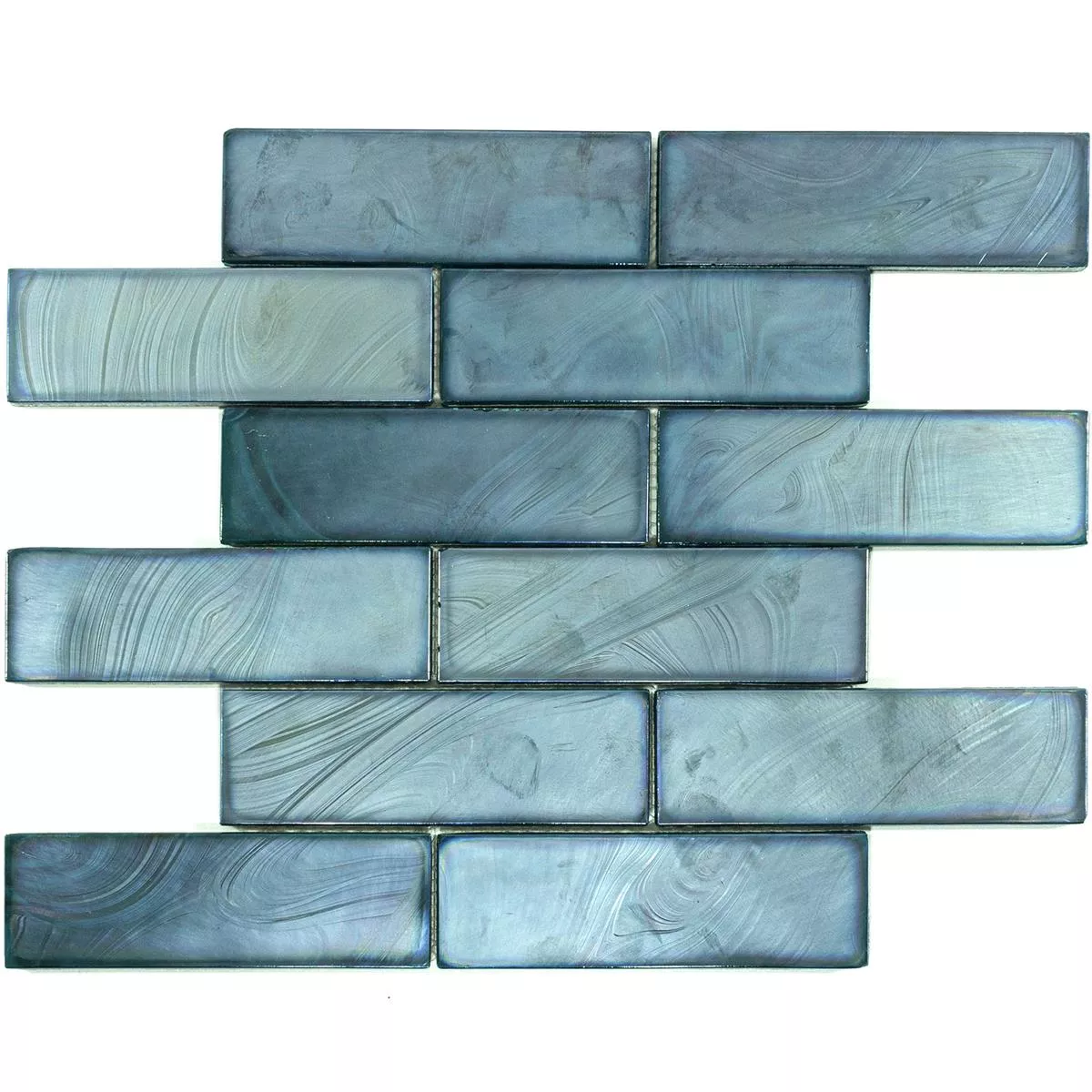 Glass Mosaikk Fliser Andalucia Brick Grønn Innsjø