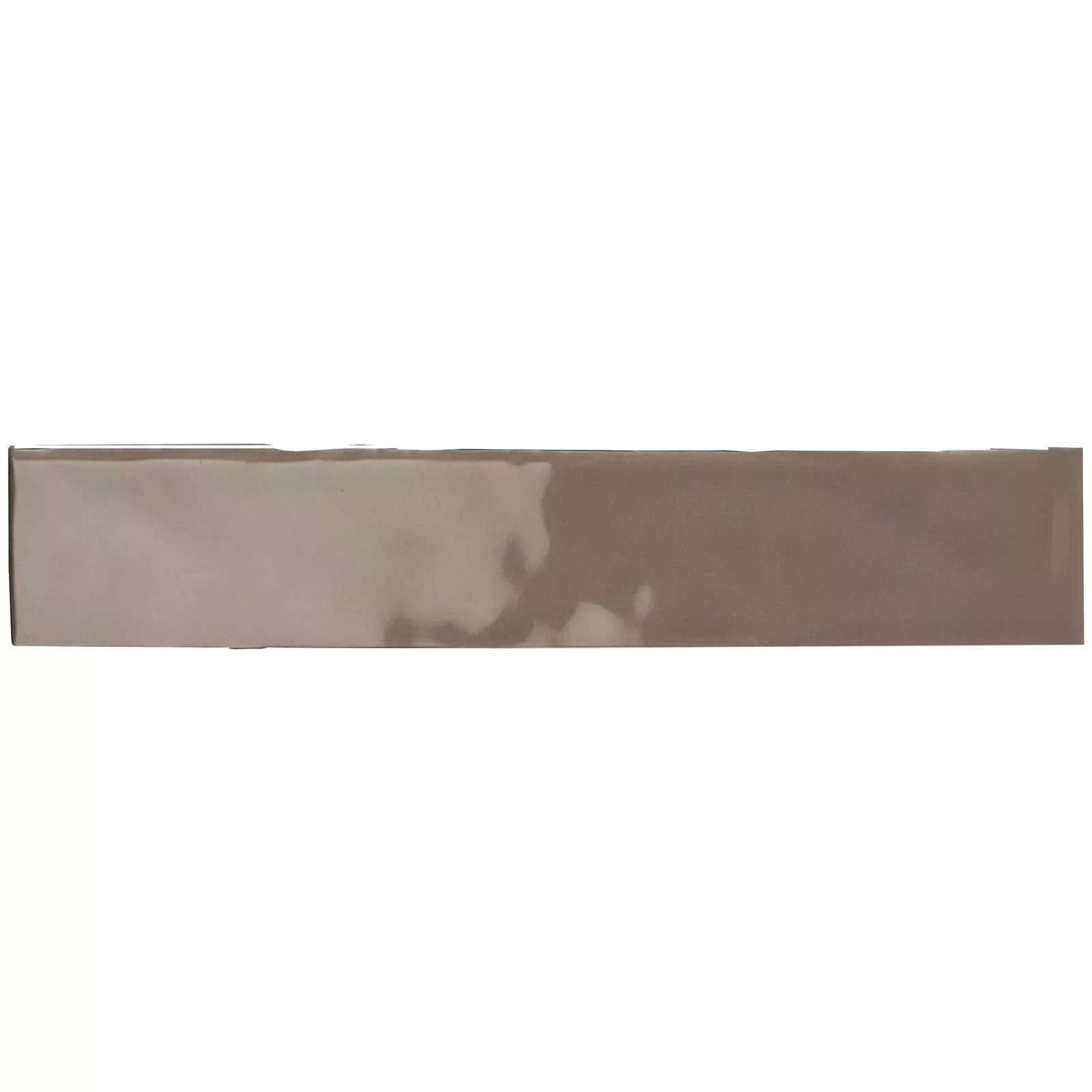 Veggfliser Montreal Bølgete Mørkebrun 5x25cm
