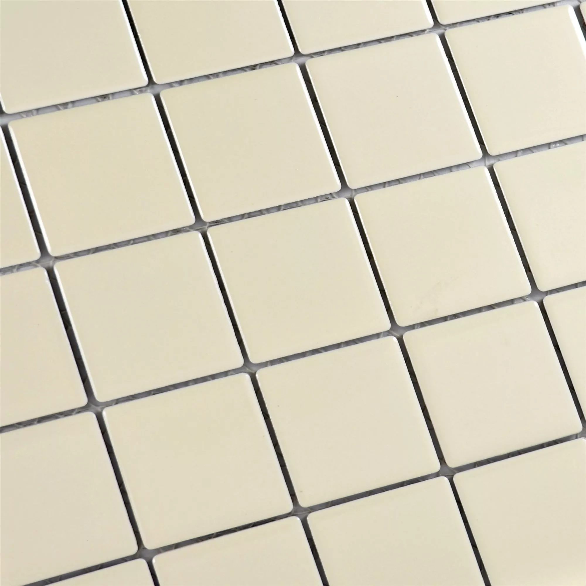 Keramikk Mosaikkfliser Adrian Beige Glitrende Torget 48