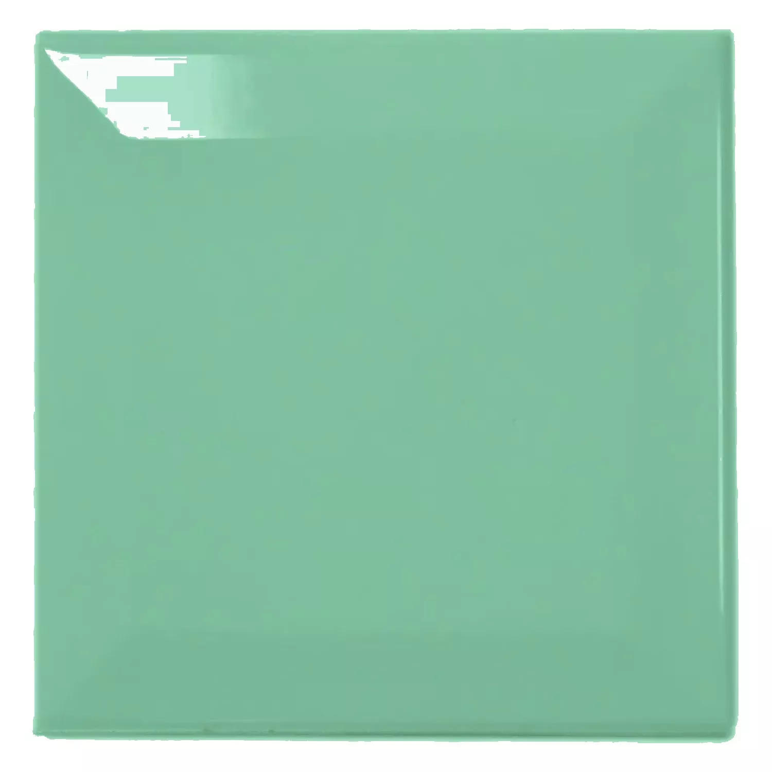 Metro flis Grønn Glitrende 10x10 cm Fasett Catarina Manzana