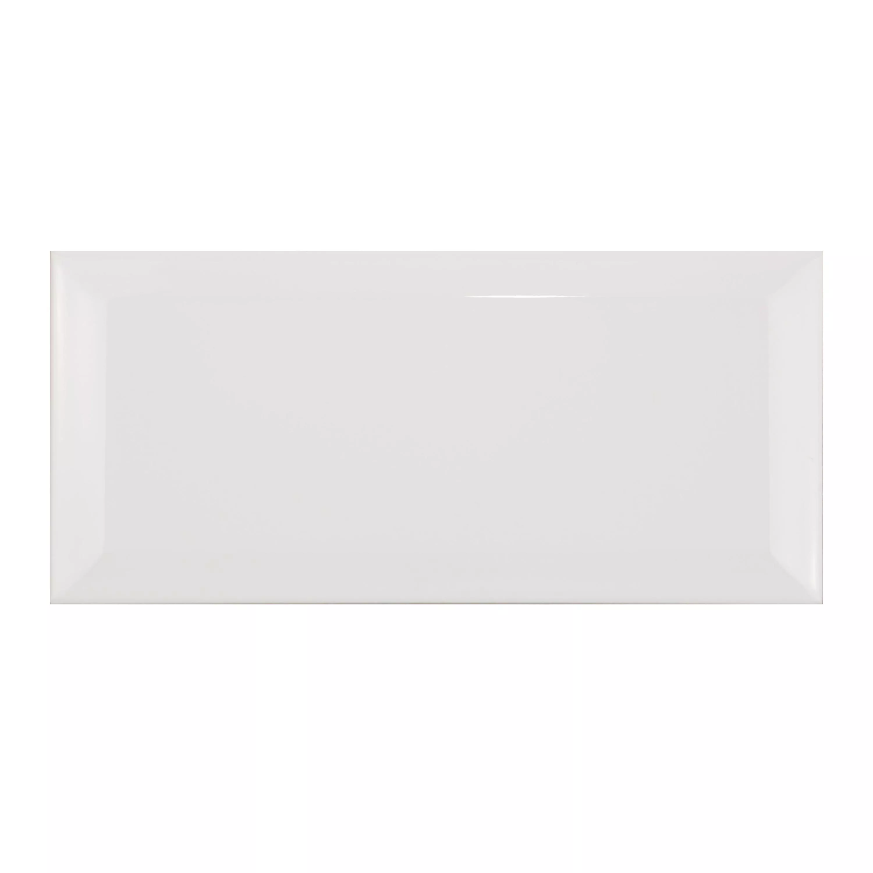 Metro Veggfliser Brasilia Fasett 7,5x15x0,7cm Blanco