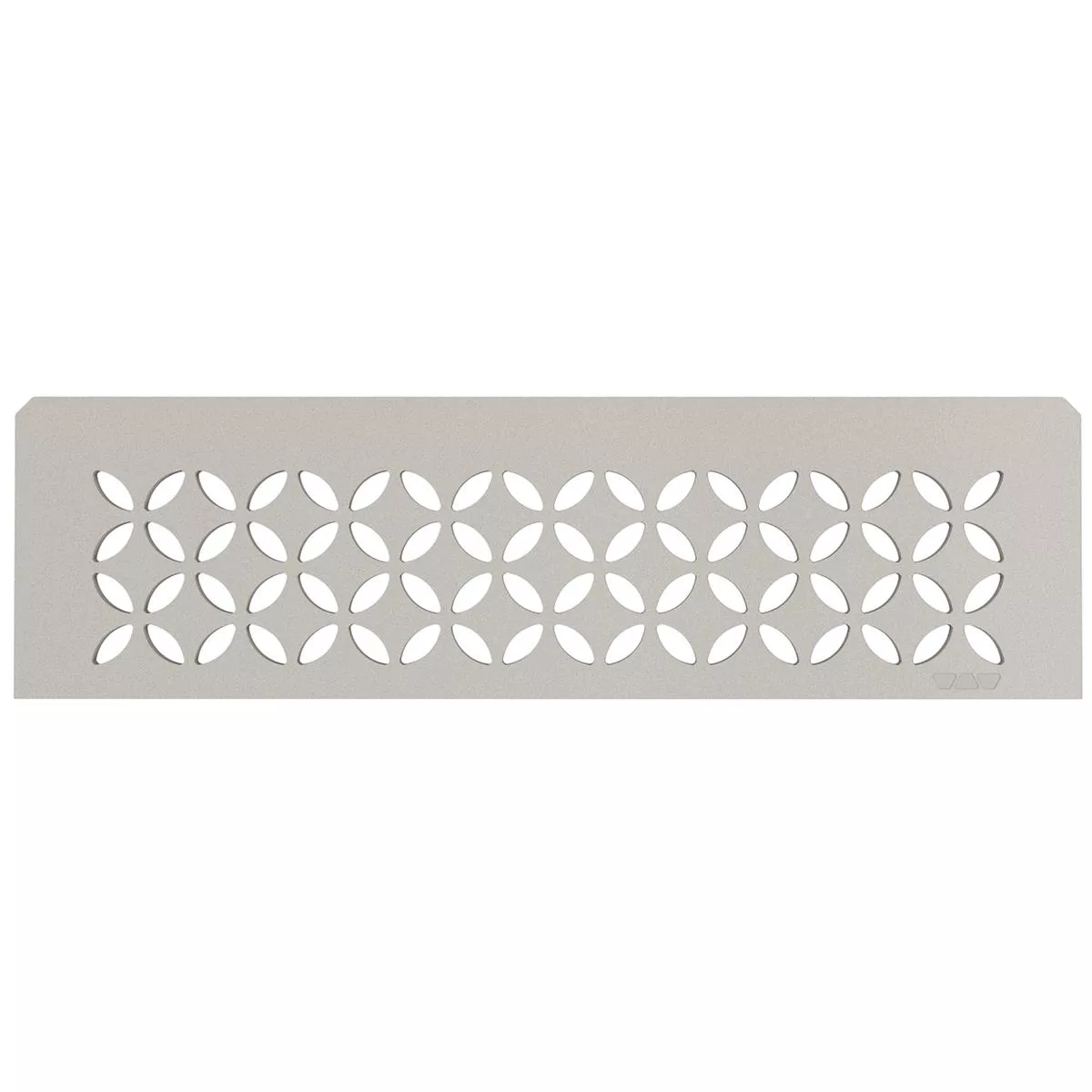 Nisjevegghylle Schlüter rektangulær 30x8,7 cm blomsterbeige