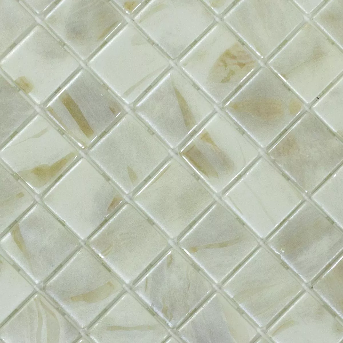 Glass Svømmebasseng Mosaikk Alassio Beige 25