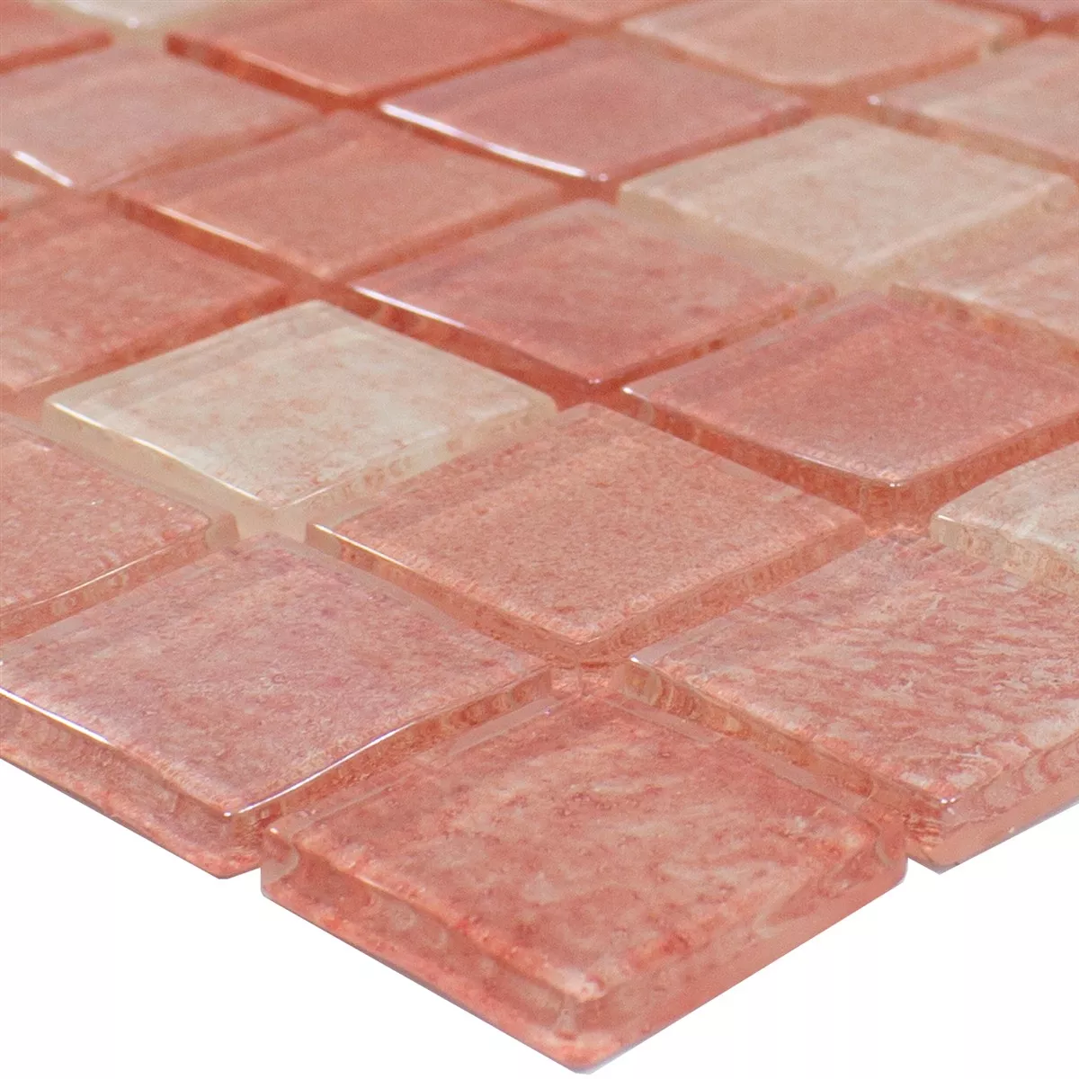 Glass Mosaikk Novigrad Rosa 23x23x4 mm