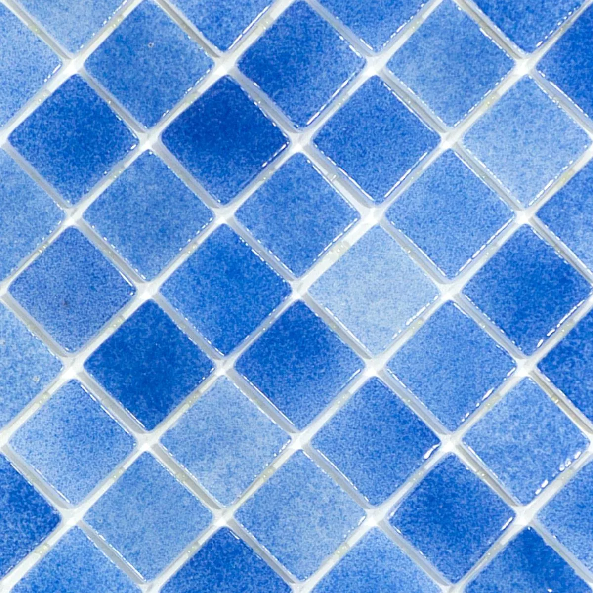 Glass Svømmebasseng Mosaikk Lagoona Blå