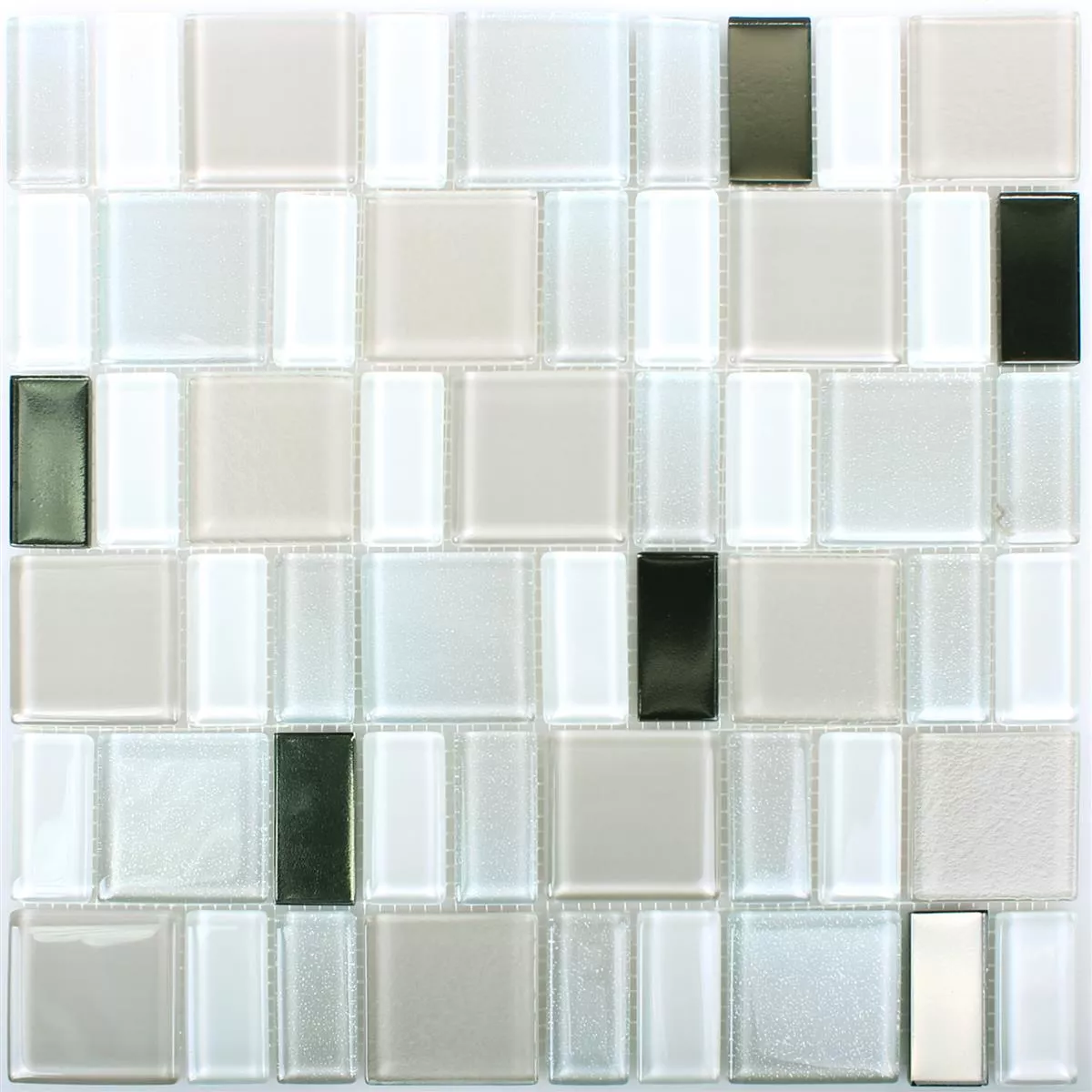 Glass Mosaikk Fliser Peacock Beige Blendende