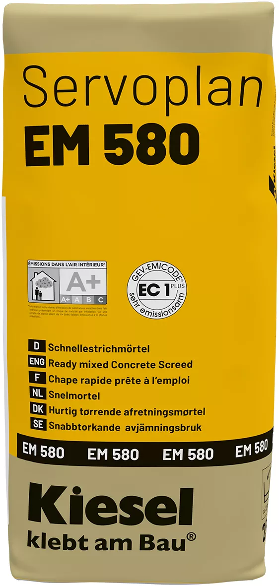Hurtig avrettingsmørtel Kiesel Servoplan EM 580 25 kg Hurtig avrettingsmørtel Kiesel Servoplan EM 580 25 kg