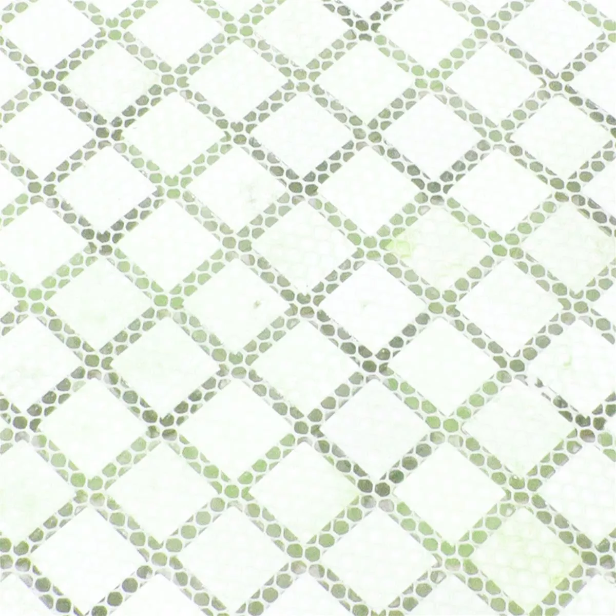 Glass Mosaikk Fliser Ponterio Frosted Grønn Mix