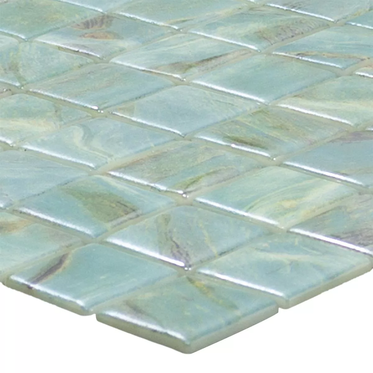 Glass Svømmebasseng Mosaikk Alassio Turkis 25 Glass Svømmebasseng Mosaikk Alassio Turkis 25