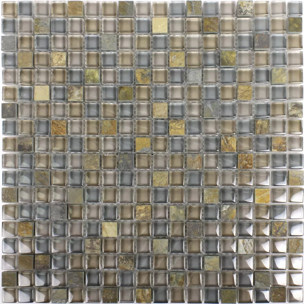 Mosaikkfliser Marmor Java Glassblanding Apollo Brun 15