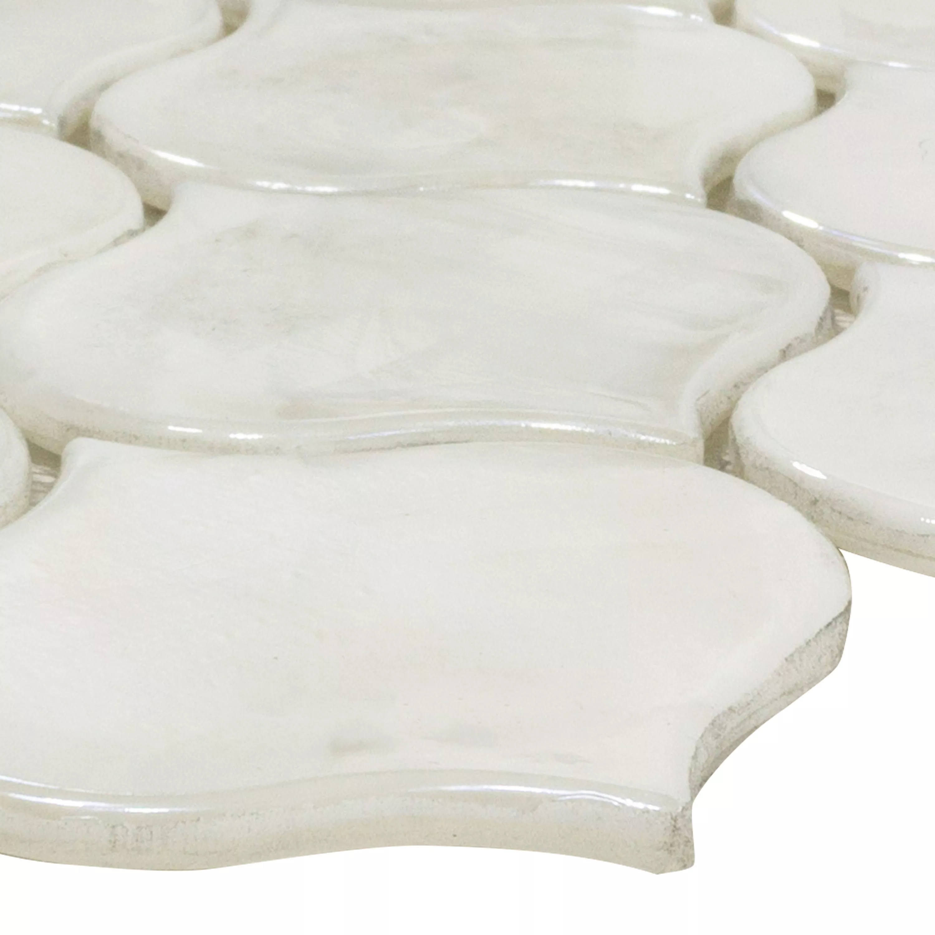 Glass Mosaikk Fliser Andalucia Arabesque Hvit Glass Mosaikk Fliser Andalucia Arabesque Hvit