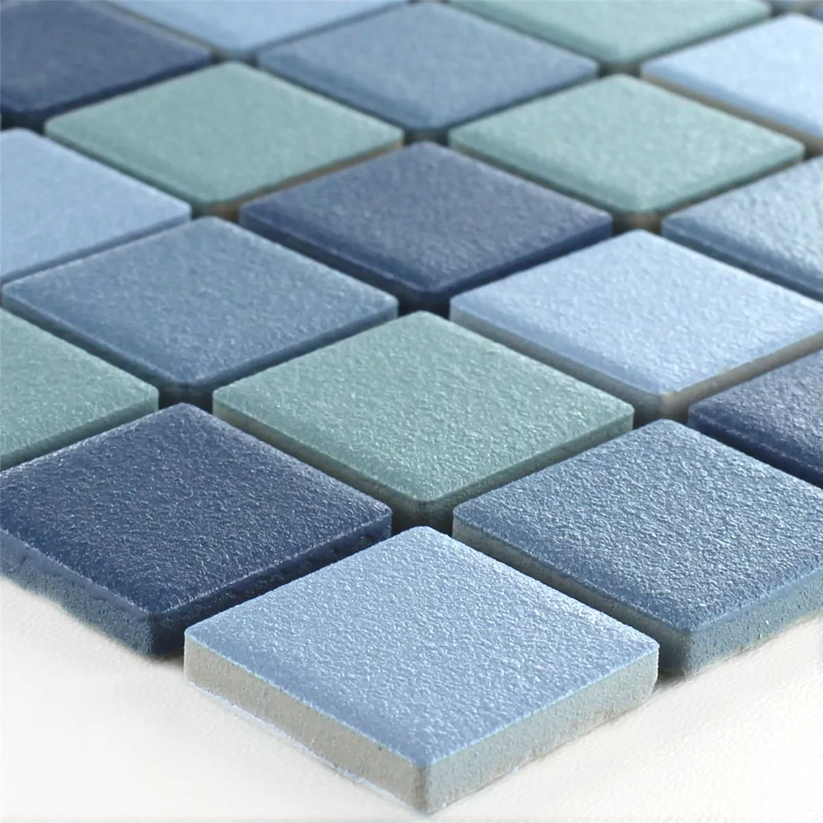 Mosaikkfliser Keramikk Sklisikkerhet Blå Mix