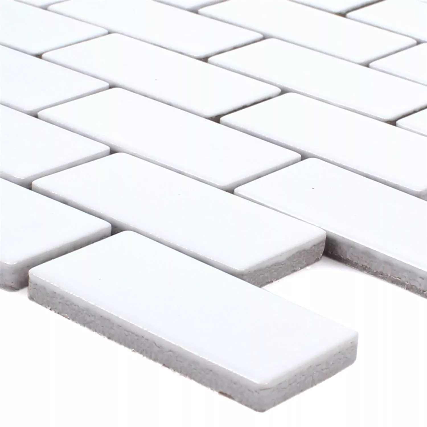 Mosaikkfliser Keramikk Manila Hvit Frostet Mosaikkfliser Keramikk Manila Hvit Frostet