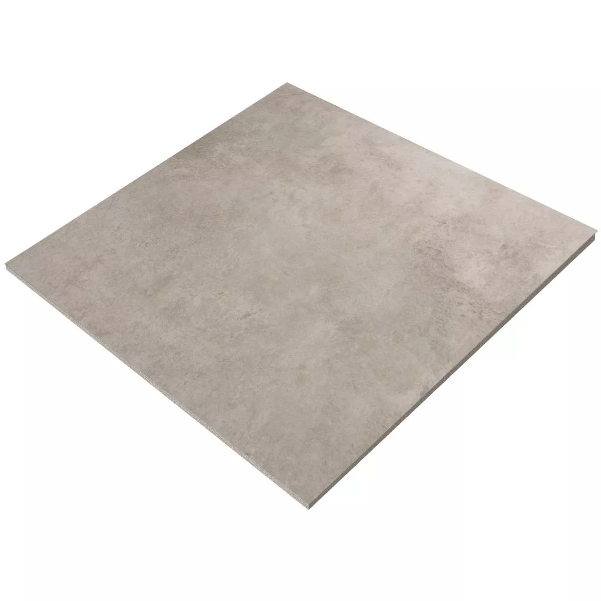Gulvflis Oyama Metall Utseende 60x60cm Lysegrå
