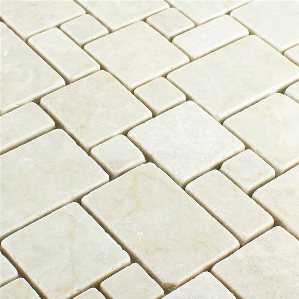 Naturstein Marmor Mosaikkfliser Kilkenny Cream