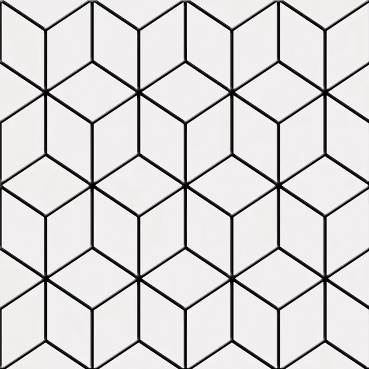 Skyros Svart Hvit 25x25 cm