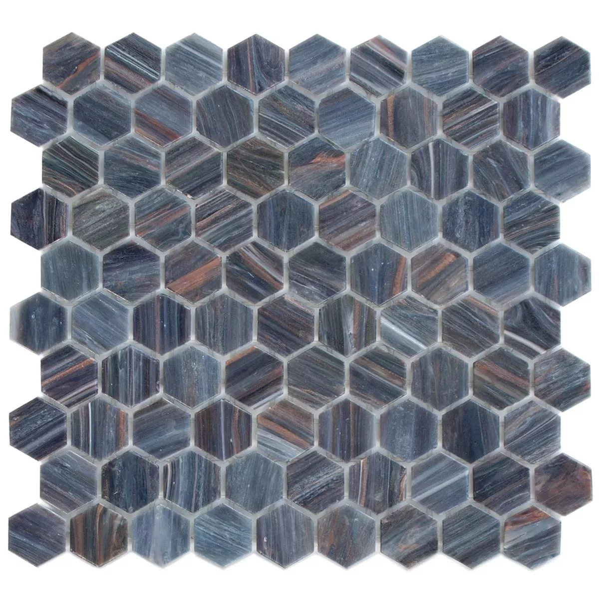 Mosaikkfliser Trend-Vi Glass Hexagonal 218