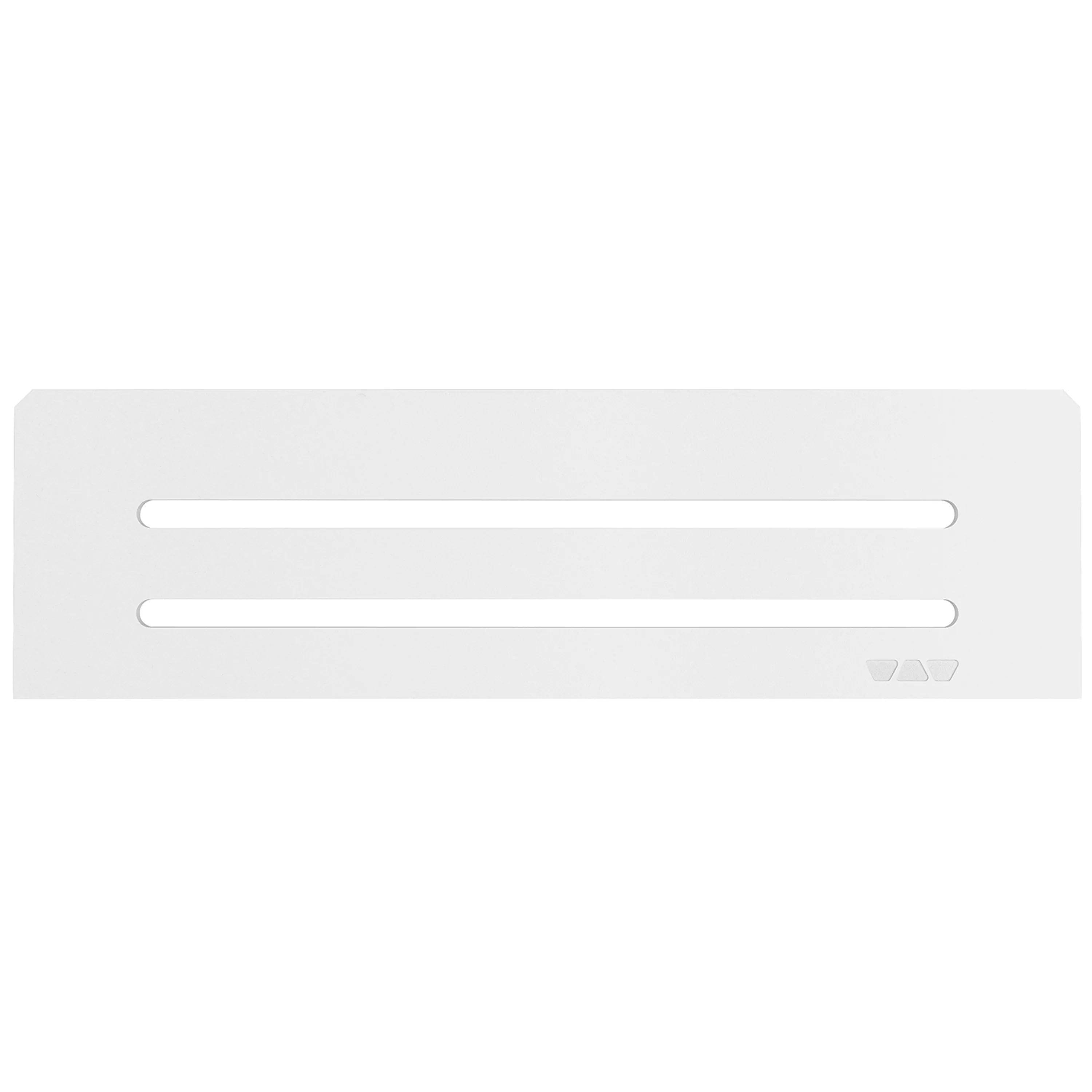 Nisjehylle Schlüter rektangulær 30x8,7 cm bølgehvit