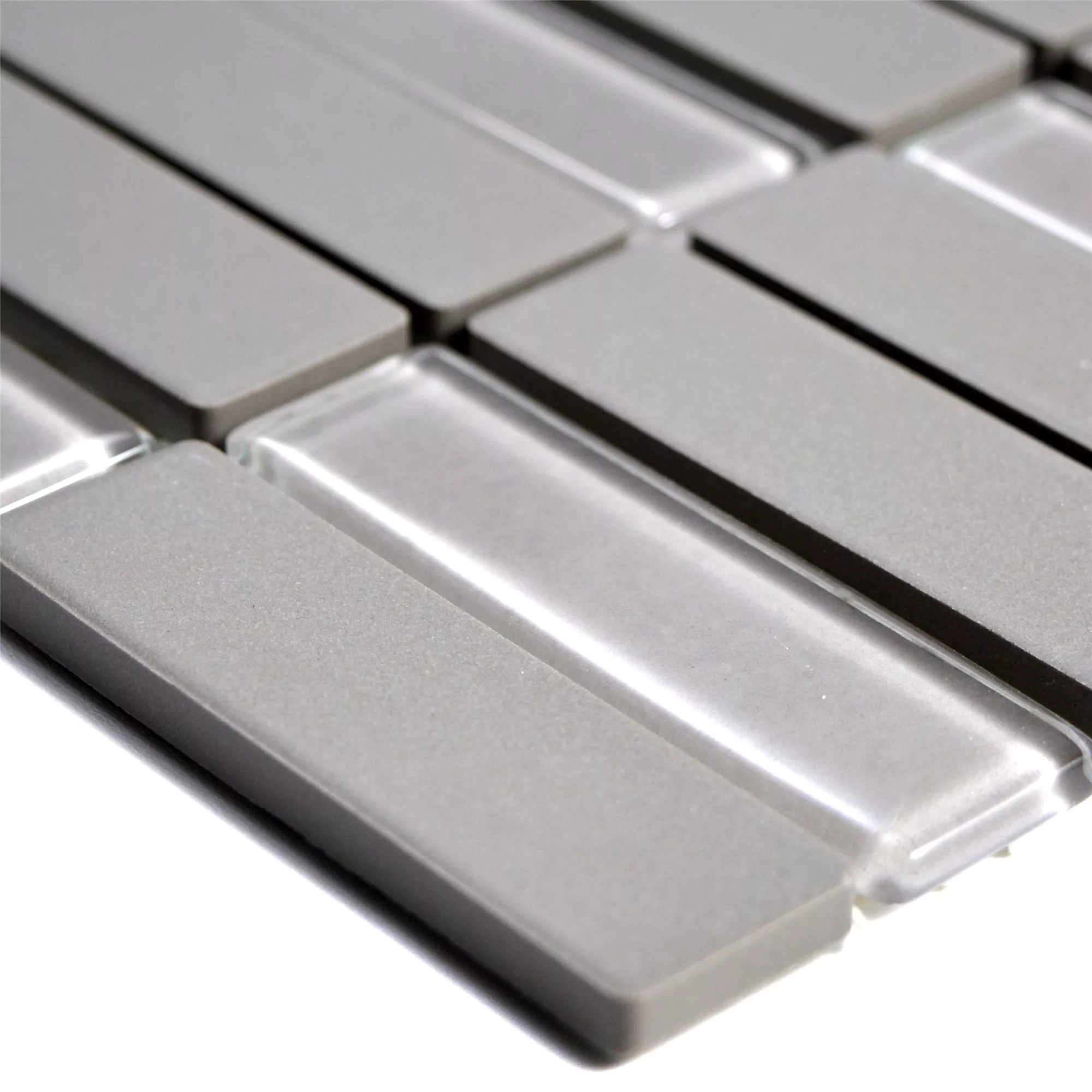 Mosaikkfliser Uglasert Garden Grå Stang