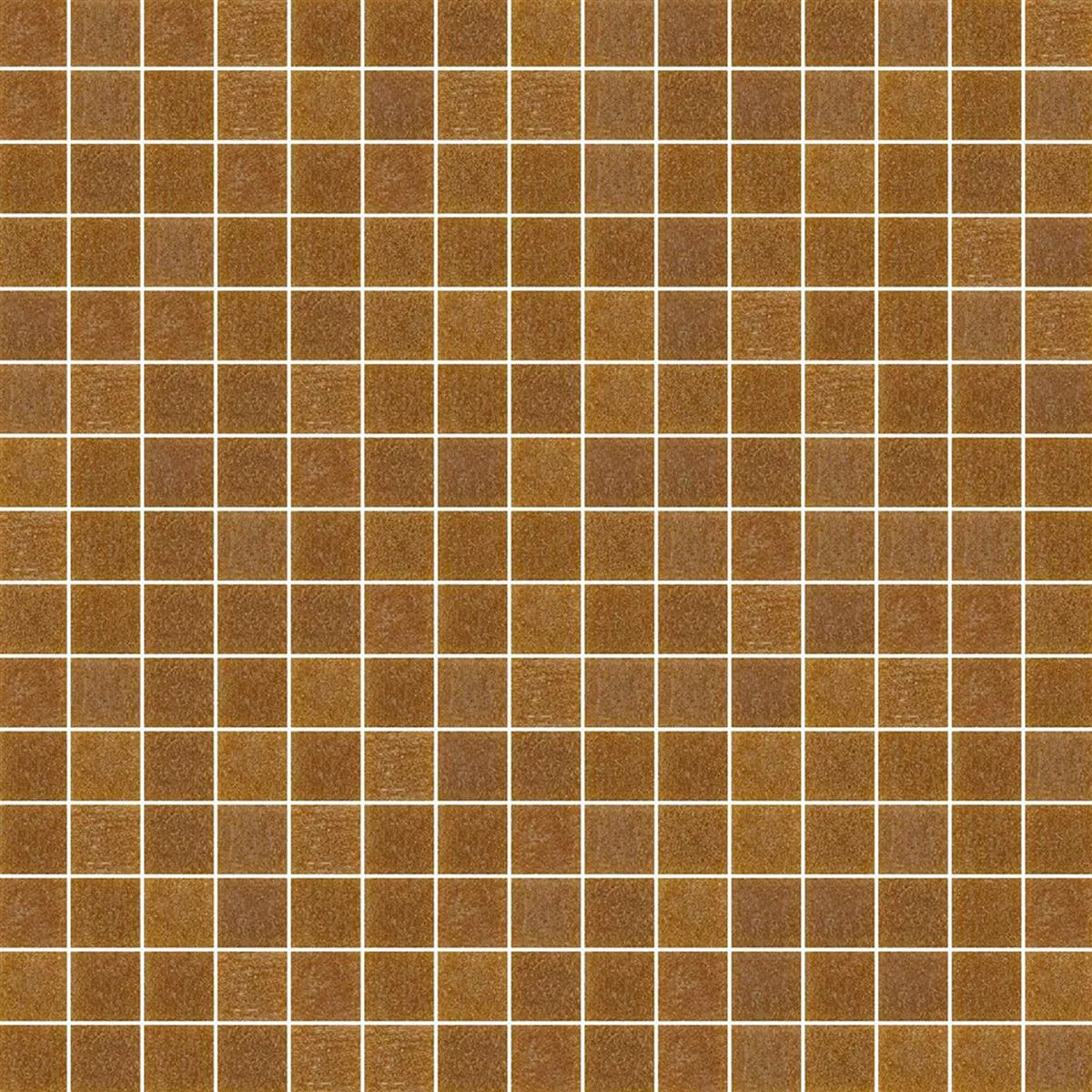 Glass Mosaikk Flis Trend-Vi Vitreo 183 Brun 20x20mm
