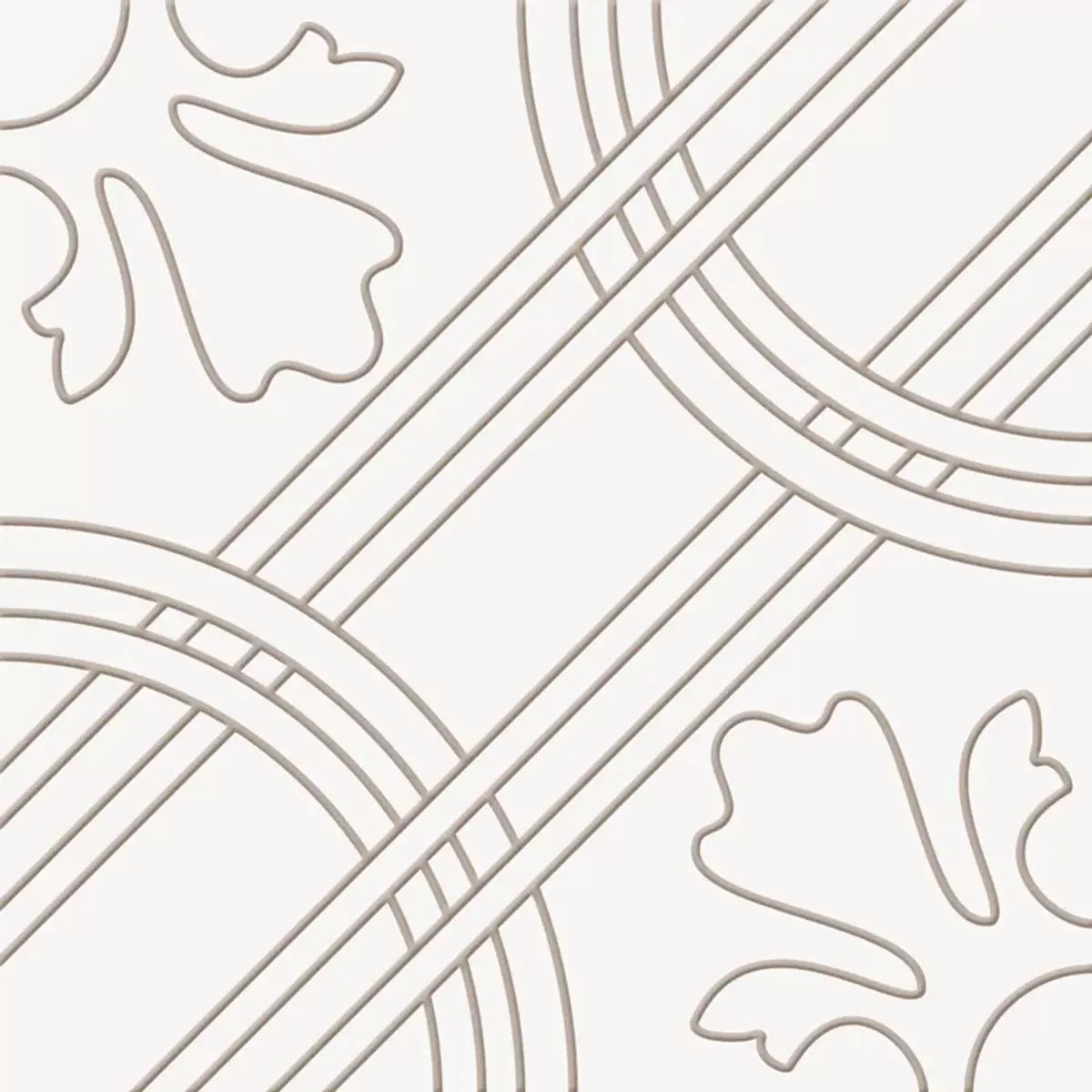 Skyros Hvit Grå 25x25 cm