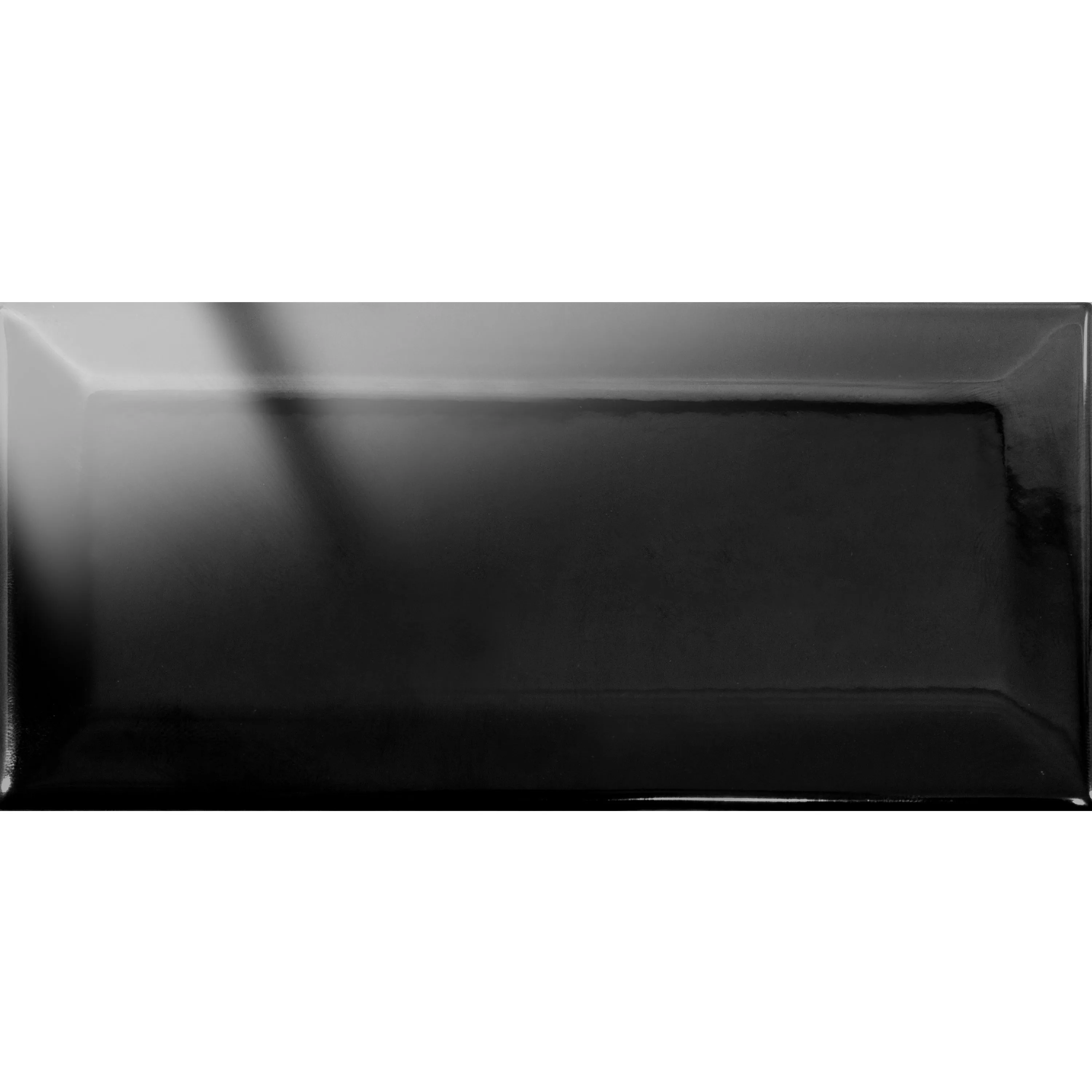 Metro Veggfliser Heliopolis Fasett Svart 7,5x15cm Metro Veggfliser Heliopolis Fasett Svart 7,5x15cm
