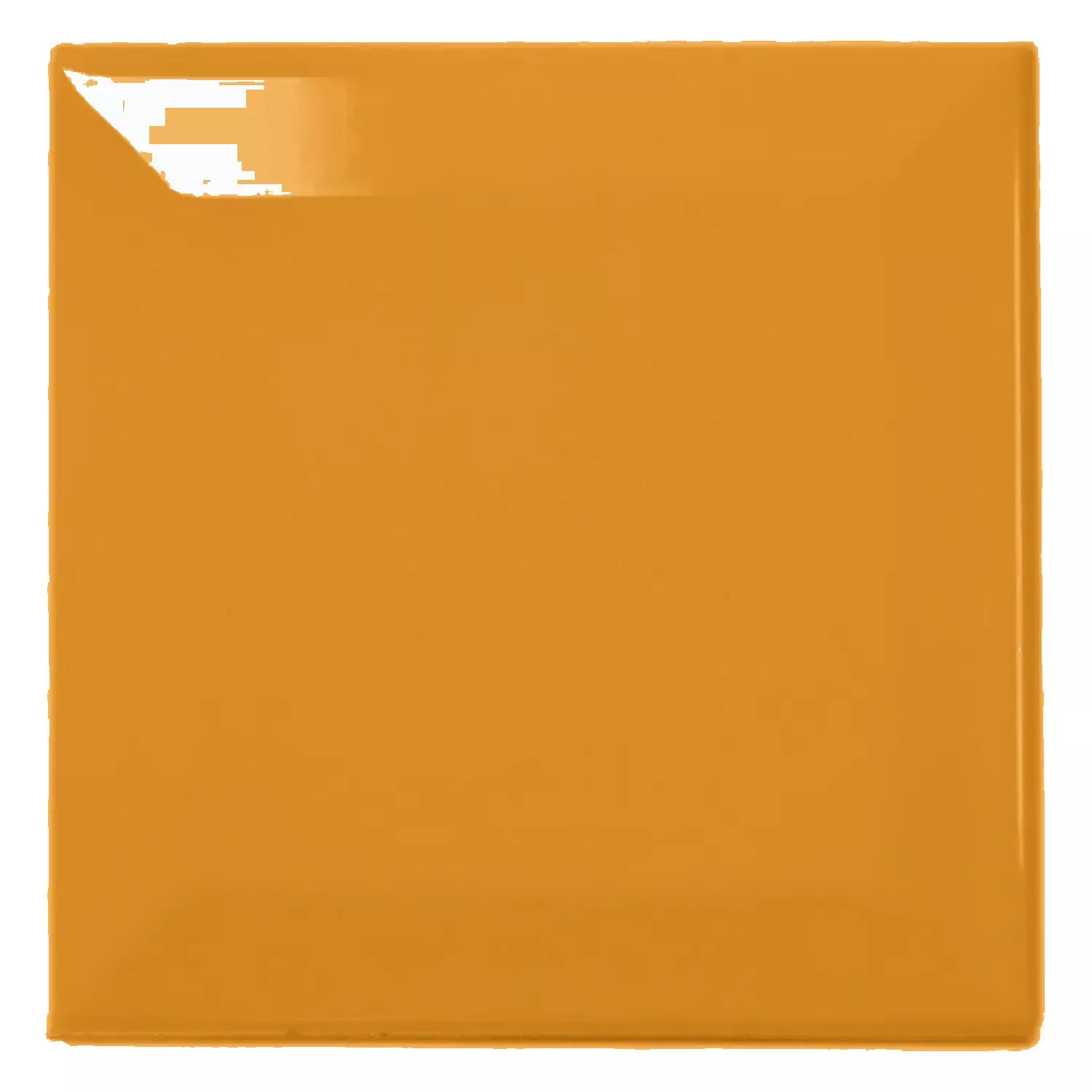 Metro flis Gul Glitrende 10x10 cm Fasett Catarina Ocre