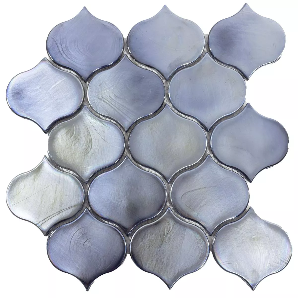 Glass Mosaikk Fliser Andalucia Arabesque Svart